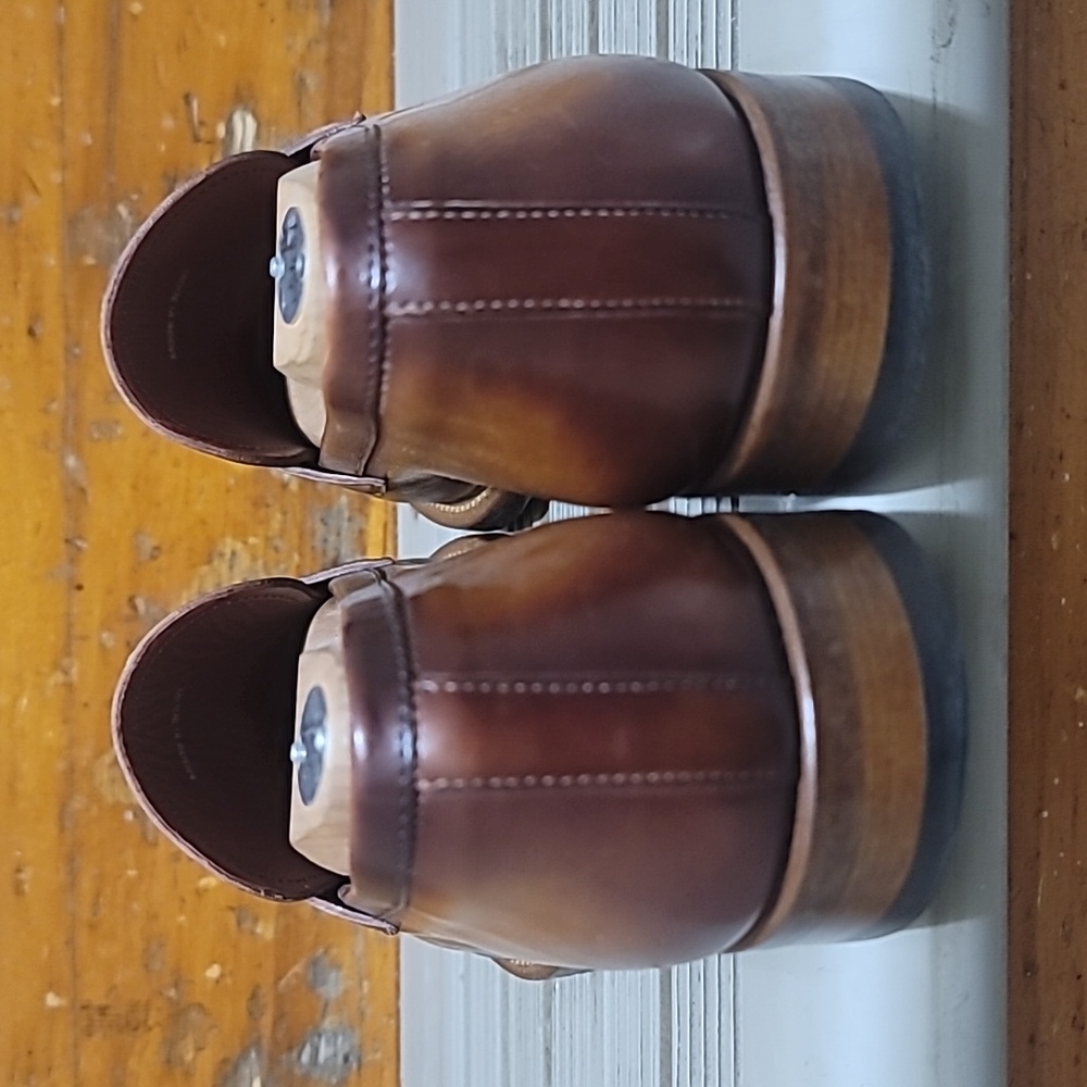 Magnanni Mens Brown Leather Loafers 8M. - Picture 7 of 14